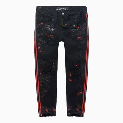 Kid's Sparta Striped Denim Pant