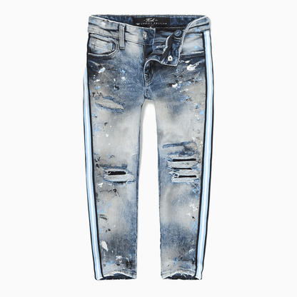 Kid's Sparta Striped Denim Pant