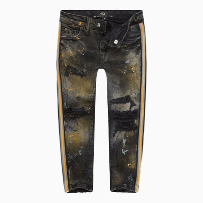 Kid's Sparta Striped Denim Pant