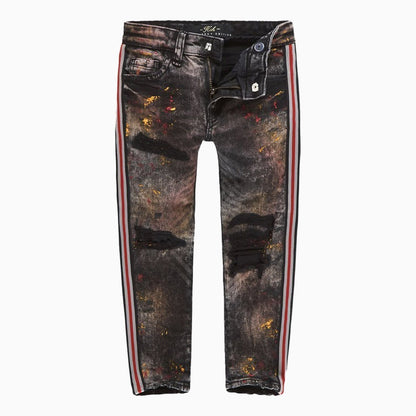 Kid's Sparta Striped Denim Pant