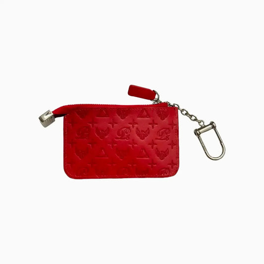 Men's Monogram Leather Keychain Wallet