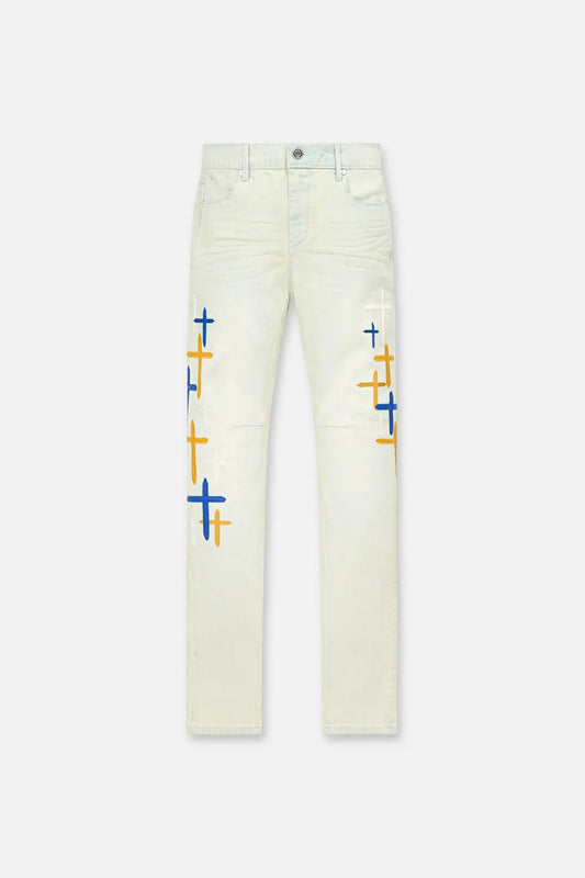 Men's Bryant Stormy Sky Cross Patch Pant