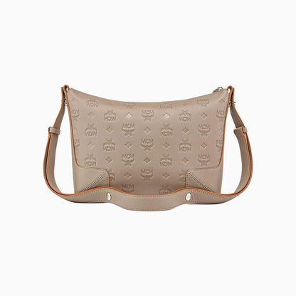 Women's Klara Monogrammed Leather Shoulder Bag