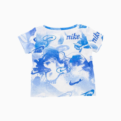 Kid's Sportswear Tie Dye T Shirt And Shorts Outfit