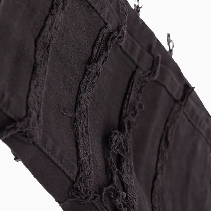 Kid's Black Distressed Ripped Denim Jeans Pant