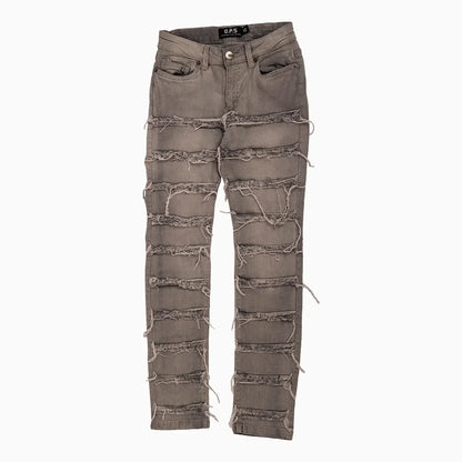 Kid's OPS Distressed Ripped Denim Jeans Pant