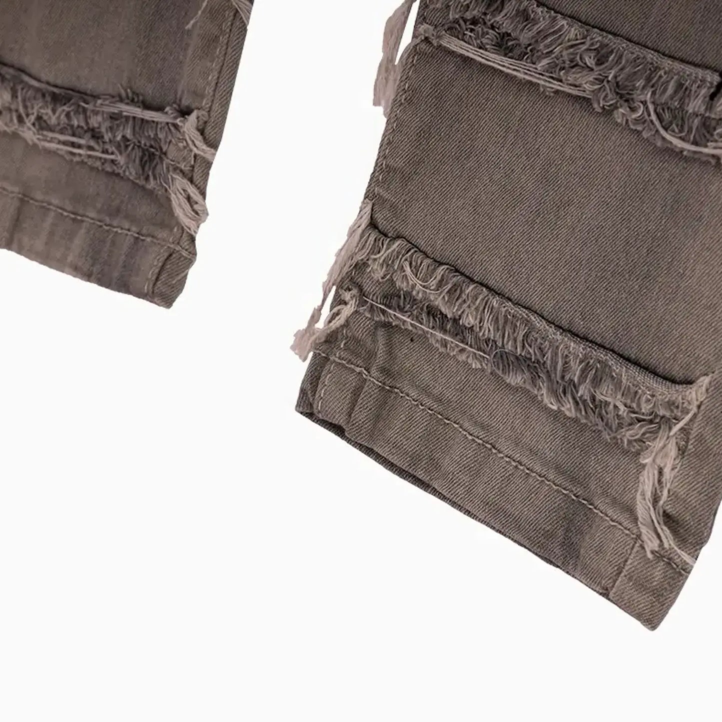 Kid's OPS Distressed Ripped Denim Jeans Pant