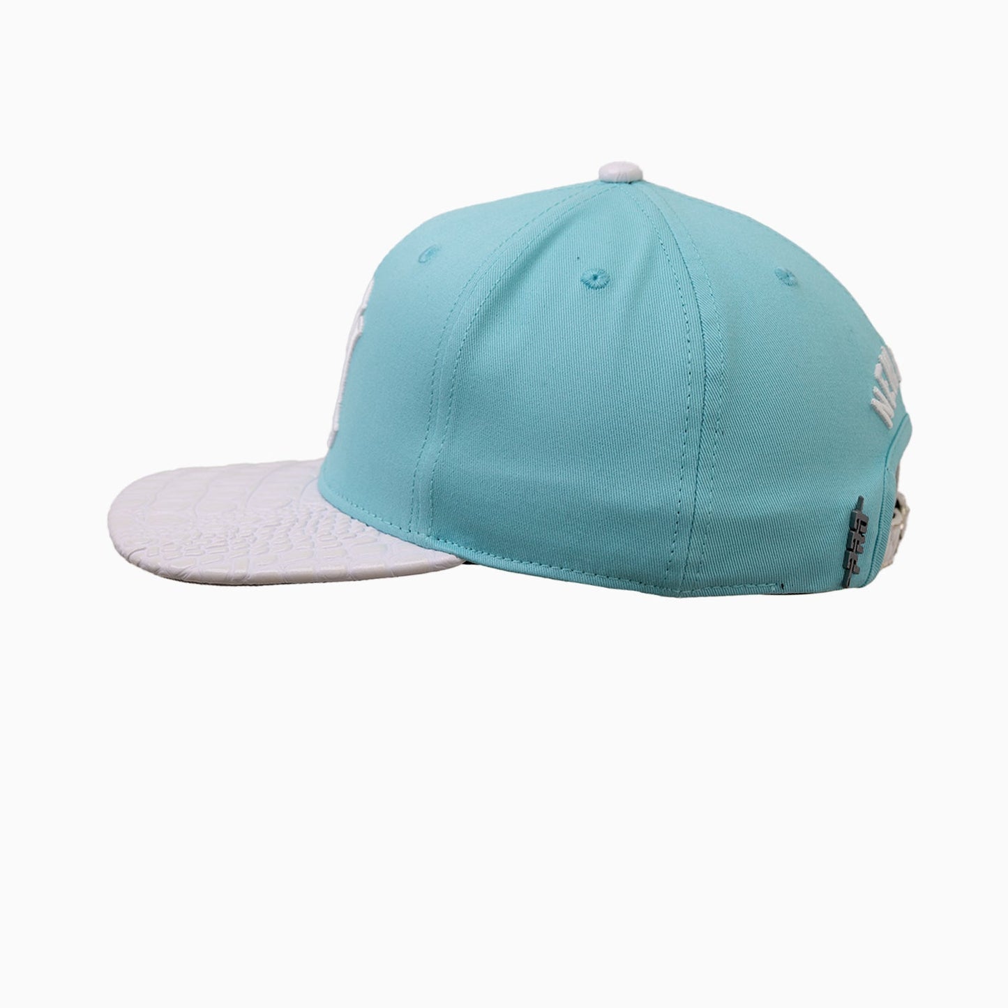 New York Yankees MLB Leather Visor Strapback Hat