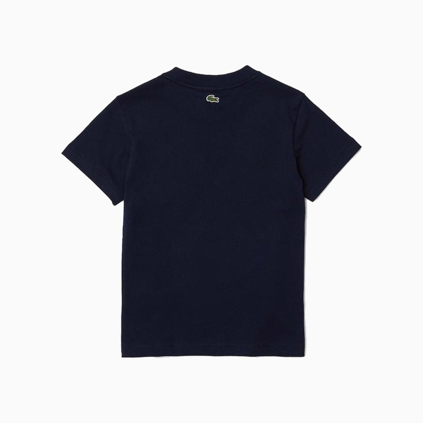 Kid's Printed Crocodile Cotton Crew Neck T-Shirt