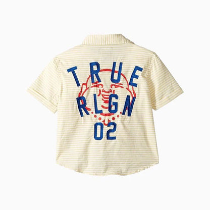 Kid's Woven Strip Shirt