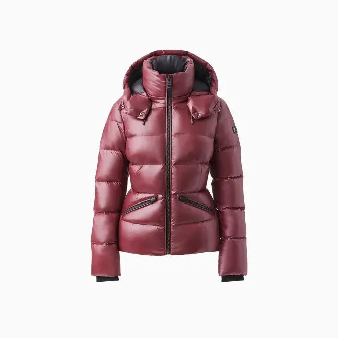 Women's MADALYN Lustrous Light Down Jacket With Hood