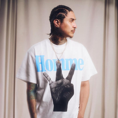 Men's Twisted Fingers Short Sleeve T-Shirt
