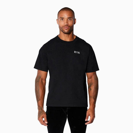 Men's White Chest Logo T-Shirt