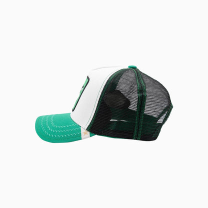 The Cartoon Green White Black Trucker Hat