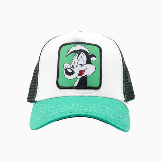The Cartoon Green White Black Trucker Hat