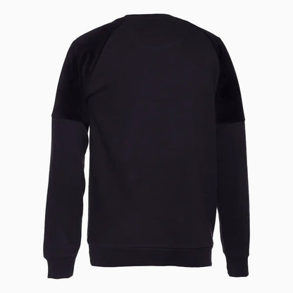 Men's Francisco Velour Fleece Knit Crew Neck Sweatshirt