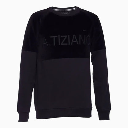 Men's Francisco Velour Fleece Knit Crew Neck Sweatshirt