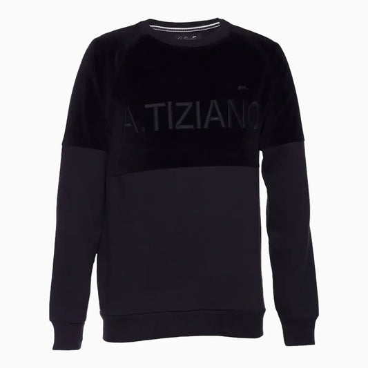 Men's Francisco Velour Fleece Knit Crew Neck Sweatshirt