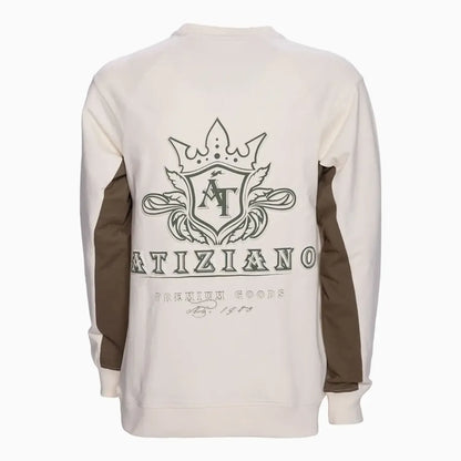 Men's Gideon Printed French Terry Crew Neck Sweatshirt