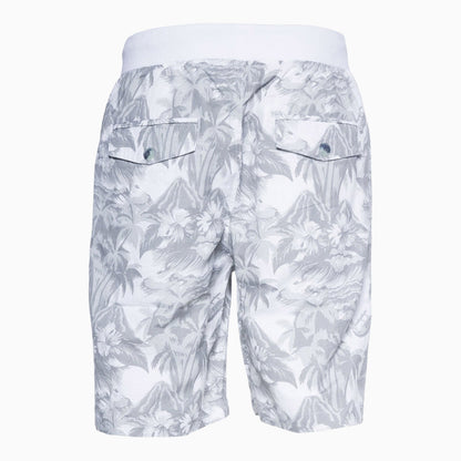 Men's Printed Linen Shirt And Shorts Outfit