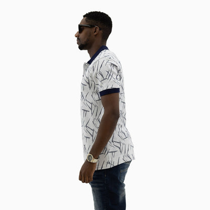 Men's Ridge Thunderbolt Jacquard Polo Shirt
