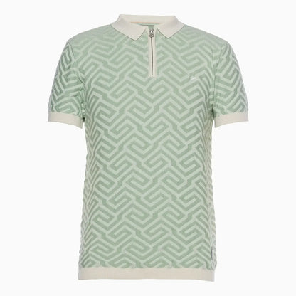 Men's Tboy Jacquard Knit Polo Shirt