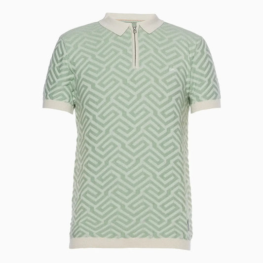 Men's Tboy Jacquard Knit Polo Shirt