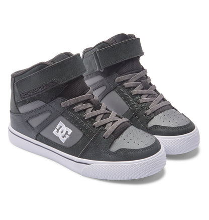 Kids' Pure High Elastic Lace High-Top Shoes