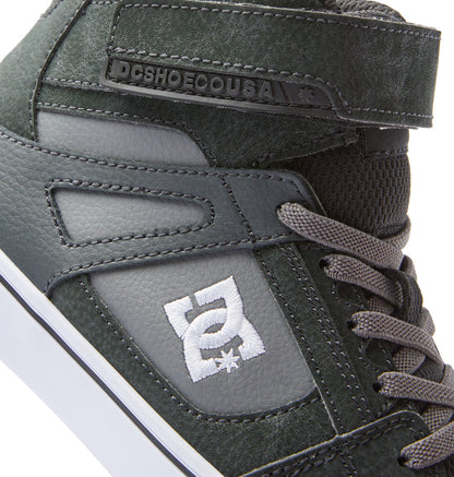 Kids' Pure High Elastic Lace High-Top Shoes