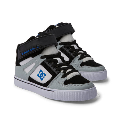 Kids' Pure High Elastic Lace High-Top Shoes