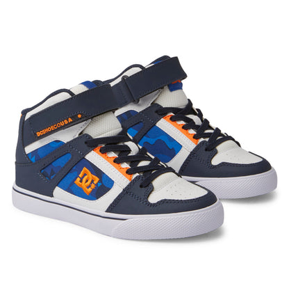 Kids' Pure High Elastic Lace High-Top Shoes