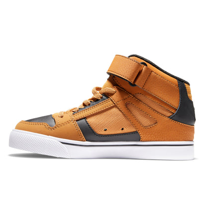 Kids' Pure High Elastic Lace High-Top Shoes