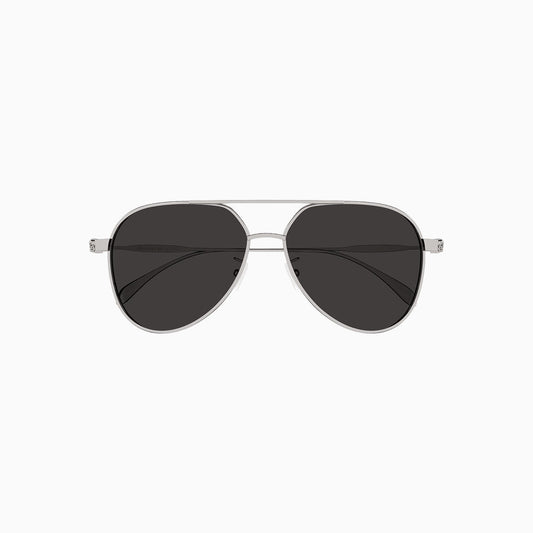 Alexander Mcqueen Ruthenium Grey Sunglasses