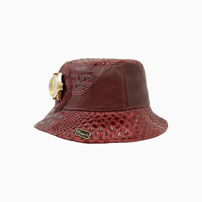 Breyer's Buck 50 Bucket Leather Watch Hat