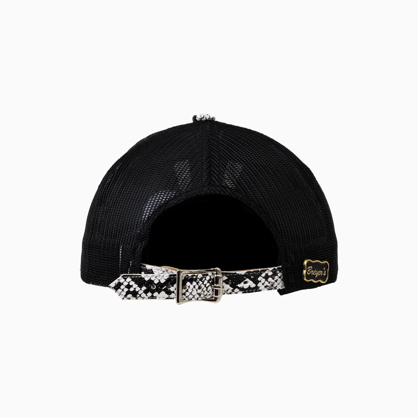 Breyer's Buck 50 Wool Trucker Hat With Faux Snake Skin Visor