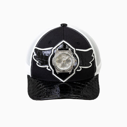 Breyer's Buck 50 Wool Trucker Hat With Leather Visor
