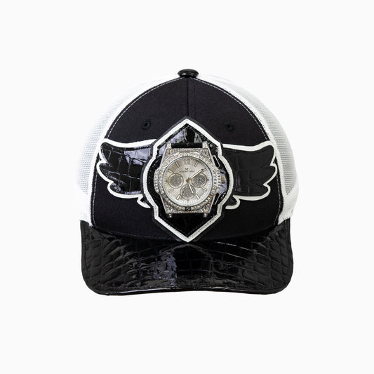 Breyer's Buck 50 Wool Trucker Hat With Leather Visor