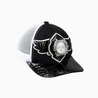 Breyer's Buck 50 Wool Trucker Hat With Leather Visor