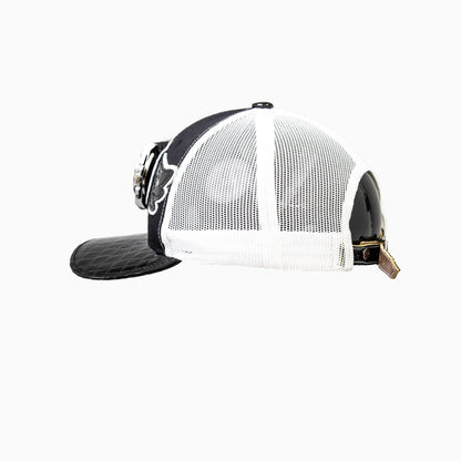 Breyer's Buck 50 Wool Trucker Hat With Leather Visor