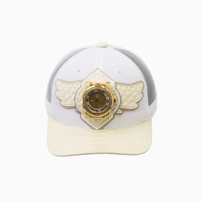 Breyer's Buck 50 Wool Trucker Hat With Leather Visor