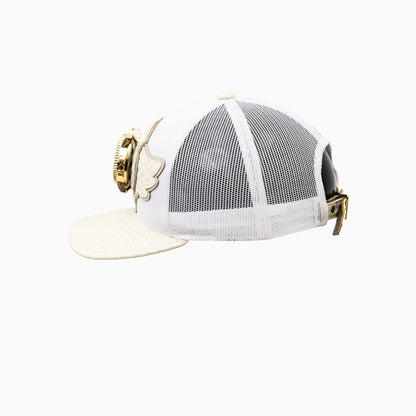 Breyer's Buck 50 Wool Trucker Hat With Leather Visor
