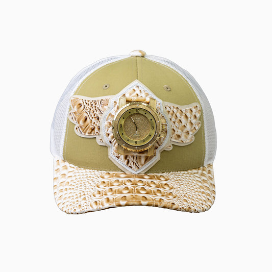 Breyer's Buck 50 Wool Trucker Hat With Leather Visor