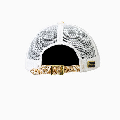 Breyer's Buck 50 Wool Trucker Hat With Leather Visor