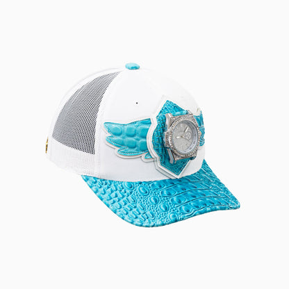 Breyer's Buck 50 Wool Trucker Hat With Leather Visor