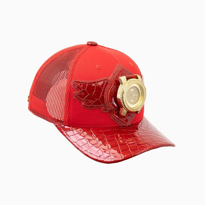 Breyer's Buck 50 Wool Trucker Hat With Leather Visor