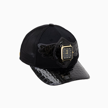 Breyer's Buck 50 Wool Trucker Hat With Leather Visor