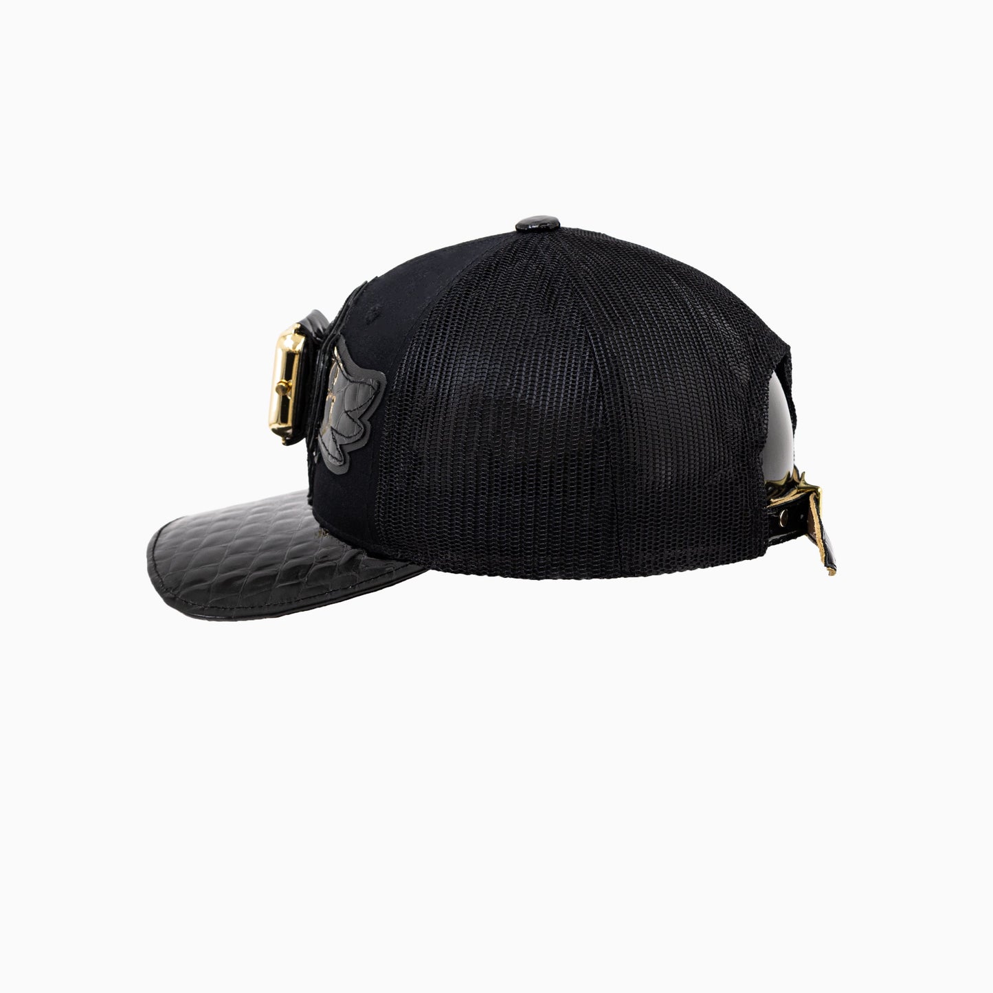 Breyer's Buck 50 Wool Trucker Hat With Leather Visor