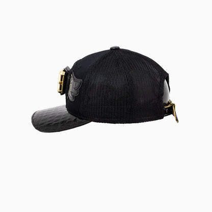 Breyer's Buck 50 Wool Trucker Hat With Leather Visor