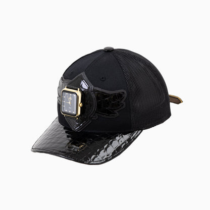 Breyer's Buck 50 Wool Trucker Hat With Leather Visor
