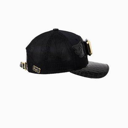 Breyer's Buck 50 Wool Trucker Hat With Leather Visor